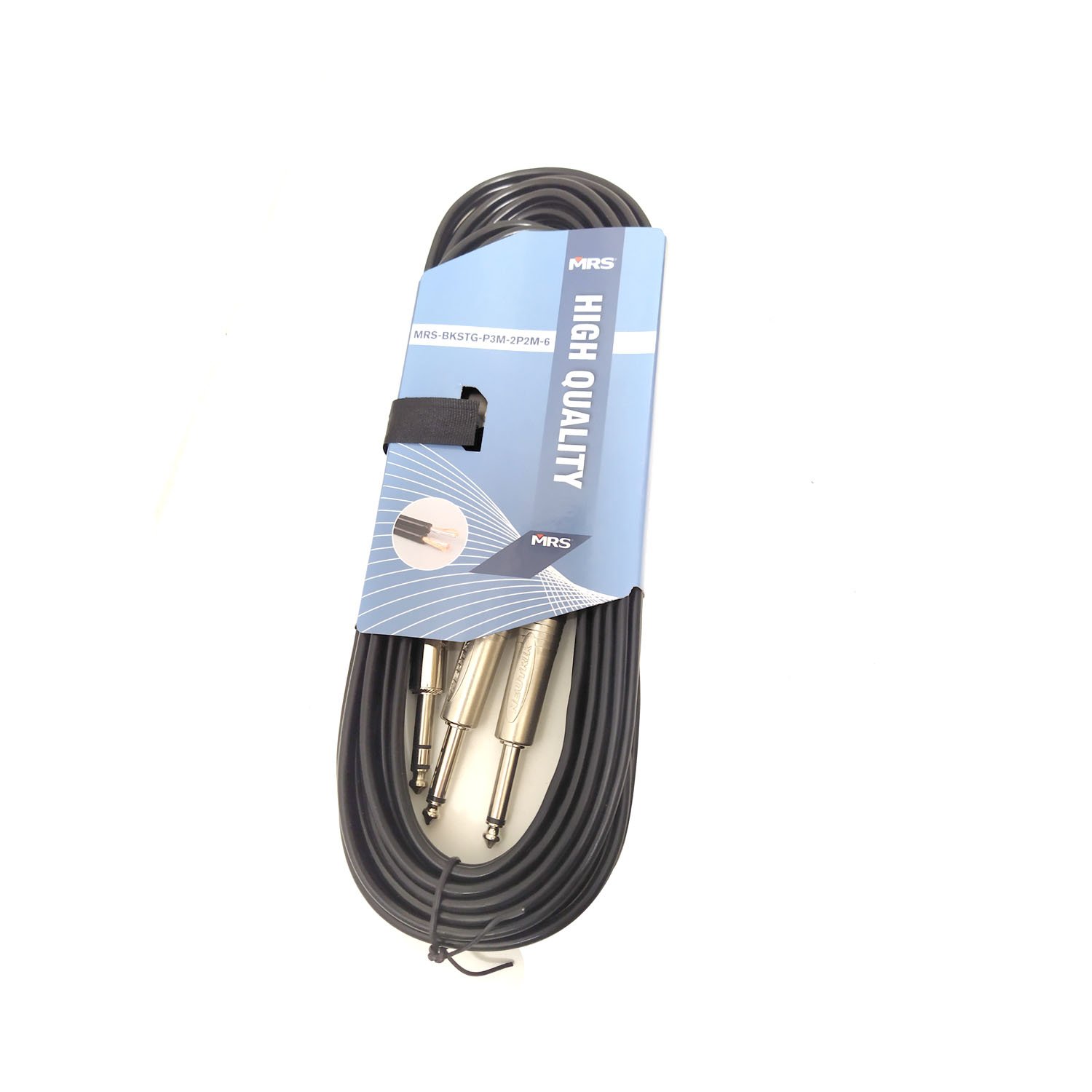 Cable de 2 Plug Mono a 1 Plug estereo de 5 Metros MRS