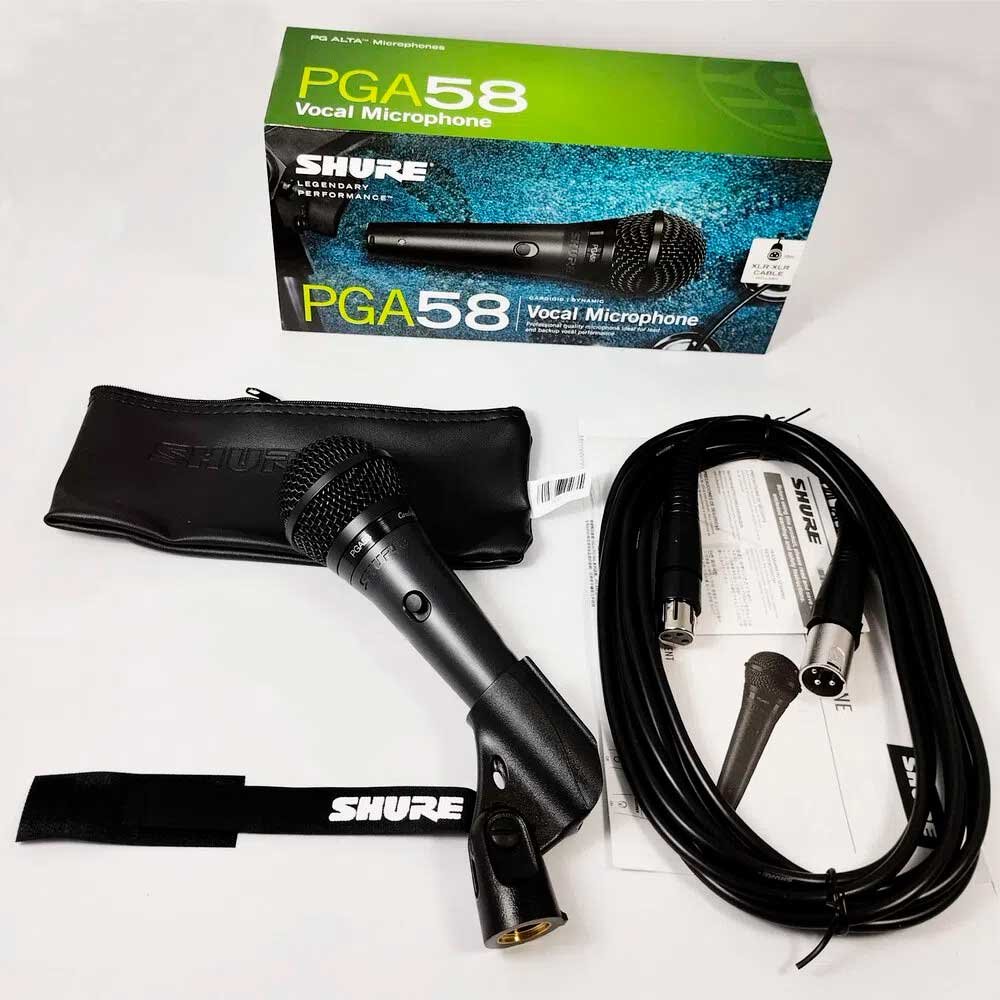 Shure PGA58-XLR Micrófono Dinámico Vocal Profesional - Imagen 2