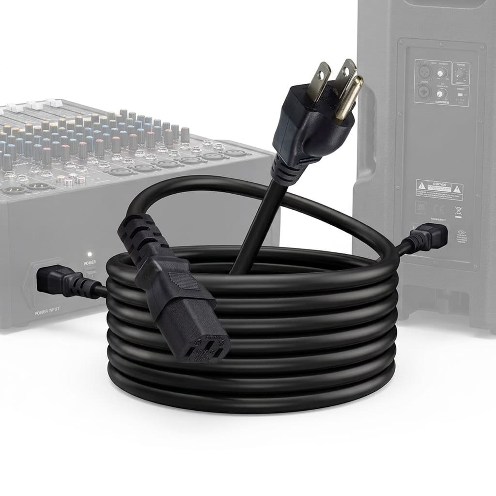 Lancom Cable de Poder de 5m para parlante Consola Amplificador - Imagen 2