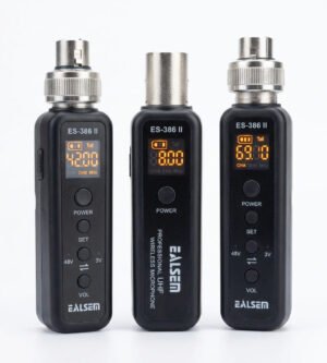 Ealsem ES-386II Adaptador Inalámbrico XLR Dual
