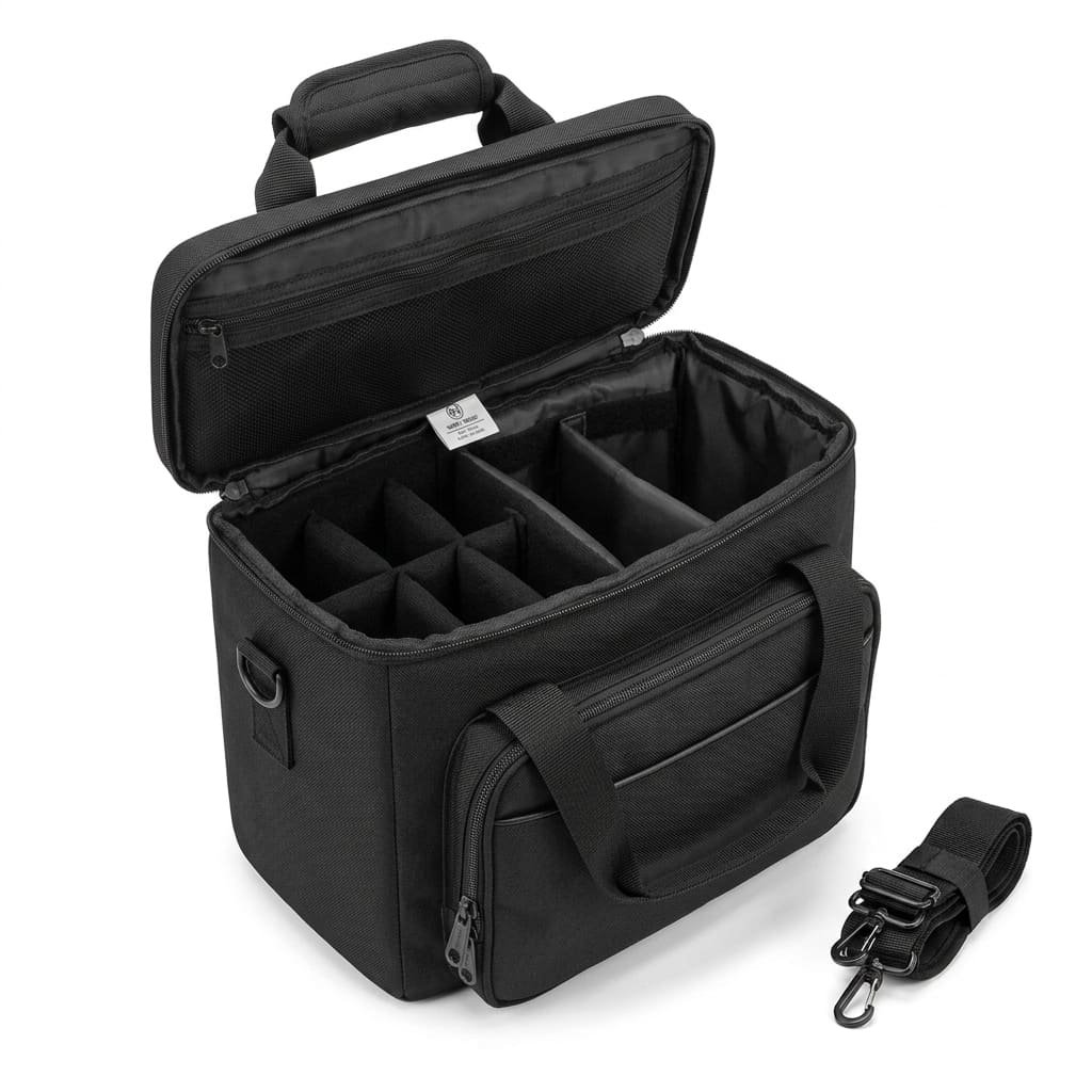 Witrox Maleta de 6 microfonos cables y Accesorios