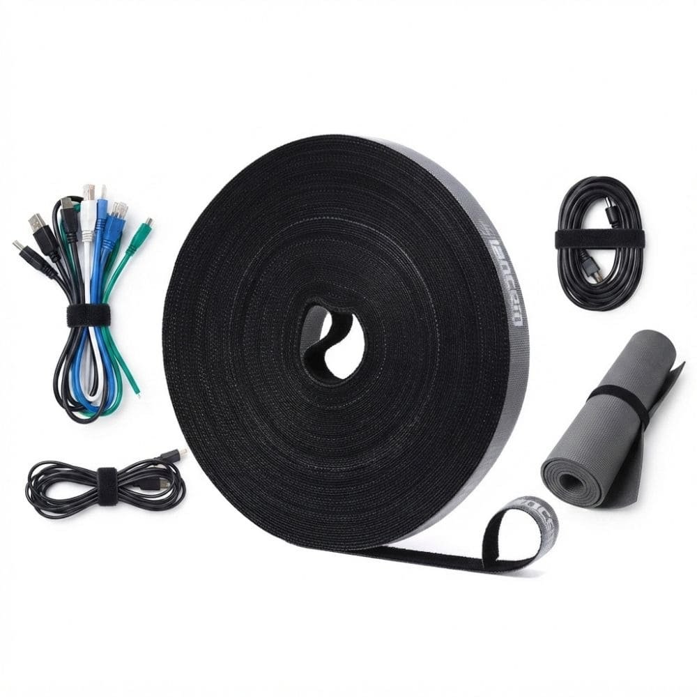 Lancom LC-AN014 Cinta Velcro de 1.4cm Autoadhesiva 20m - Imagen 2