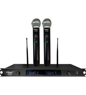 Vozzex VZ-2033+ Micrófono Inalámbrico Dual UHF