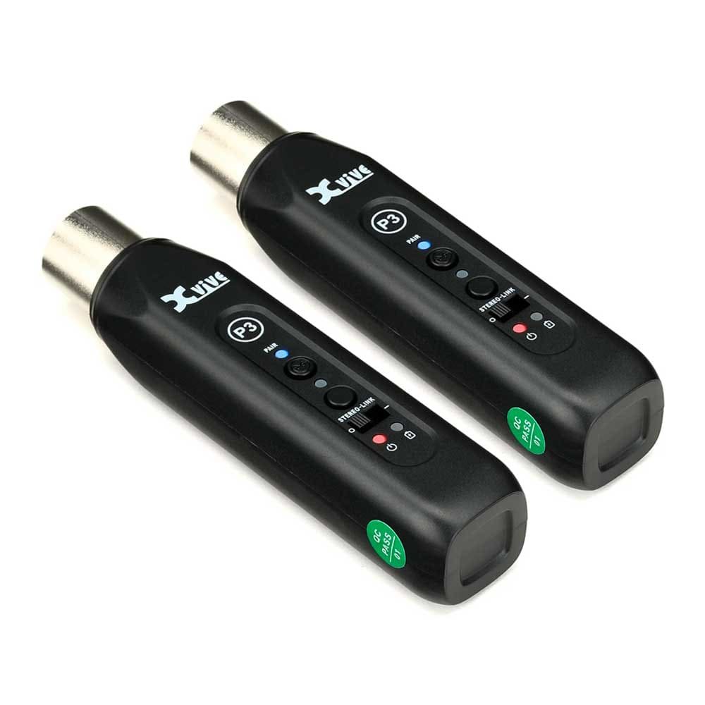 Xvive P3D Par de receptores Bluetooth XLR estéreo