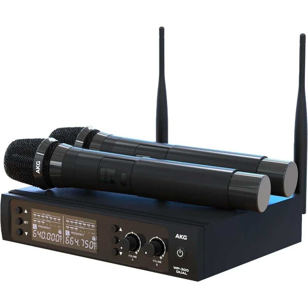 AKG WP-300 DUAL Sistema Inalámbrico UHF Profesional