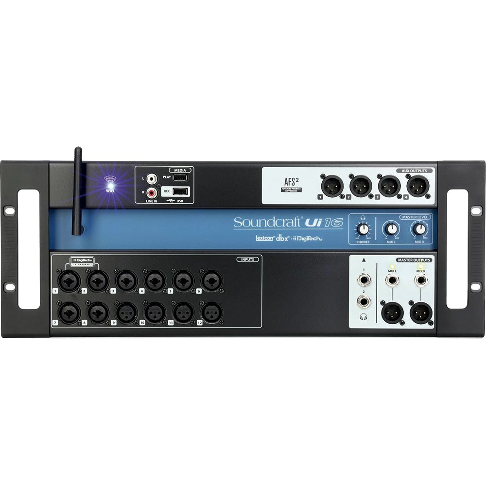 Soundcraft Ui16 Mezclador Digital Rack 16 Canales